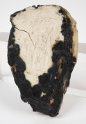 WILLIAM RICKETTS pottery face plaque paperweight, incised "Wm. Ricketts", ​​​​​​​13.5cm high. - 2