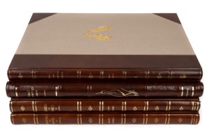 FRANK T. MORRIS: Group of large-format limited edition plate books, all individually signed by the artist, comprising "Birds Of Prey Of Australia" [1973, #94/500], "Pigeons And Doves Of Australia" [1976, #450/500], "Birds of the Australian Swamps" [Vol. 1