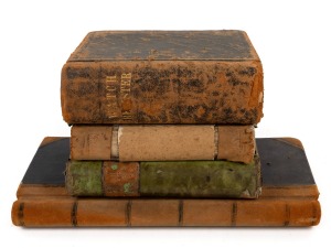 WILLIAM DRUMMOND & CO, Jewellers & Watchmakers: 1870s-1960s leather-bound ledger books with manuscript records of sales, repairs, etc. (4 items).
