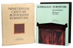 FAHY, SIMPSON & SIMPSON, "Nineteenth Century Australian Furniture" [1985], together with FAHY & SIMPSON "Australian Furniture - Pictorial History and Dictionary 1788 - 1938" [1998]. Two volumes.