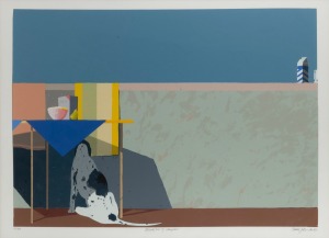 RONALD JACK QUICK (1947 - ), Breakfast of Champions, lithograph, 10/60, signed lower right "Ronald J. Quick, '82", 48 x 65cm, 66 x 81cm overall.