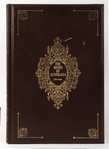 "BIRDS OF AUSTRALIA" by John Gould, full Morocco elephant folio facsimile reproduction, volume II only. [Hong Kong, 1972].