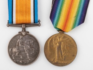 BRITISH: WORLD WAR ONE Victory Medal and War Medal pair impressed to 31788 PTE. A.E. CORNWALL. DEVON. R., (2); with research documentation. Arthur Edward Cornwall of the 2nd Battalion Devonshire Regt., served in France and was demobilized in February 1