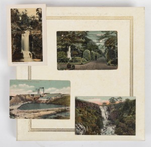 BALLARAT album of antique and vintage postcards, (qty)