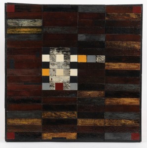 KAREN WARD (1952 - ), Placement, 2010, plywood, mdf, hardwood, enamel paint and varnish, gallery label verso, ​​​​​​​47 x 47cm overall.