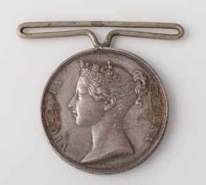 The SOUTH AFRICA MEDAL (ANGLO-ZULU WAR), 1879, no clasp, named to 1533 PTE. J. WEEKS. 17TH. D.C.O. LRS., with non-original mount.
