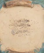 JOLLIFF green glazed pottery bowl, incised "Hand Built, Jolliff, 1953", 6.5cm high, 20.5cm wide. - 2
