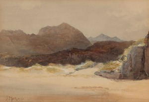 JOHN MATHER (1848-1916), (landscape), watercolour, signed "J. Mather, '90", ​​​​​​​23 x 34cm, 45 x 54cm overall.