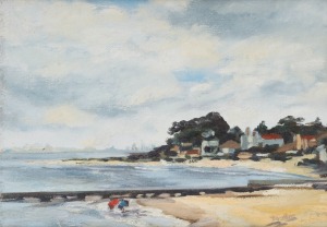 NELL FRYSTEEN (working 1980s), (Williamstown), oil on board, signed lower right "Frysteen", 24 x 34cm, 36 x 46cm overall.