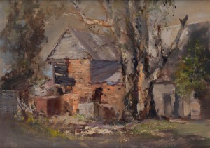 ALLAN HANSEN (1911-2000), An Old Mudgee Vineyard, oil on board, signed lower left "Allan Hansen" and titled verso, 54 x 74cm, 71 x 91cm overall.