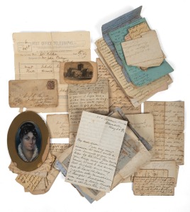Letters and Documents: circa 1870s - 1890s, what appears to be a family correspondence between the English part of the family and those who have come to Victoria; most letters are dated; a few envelopes remain including one with a BURNT CREEK 1877 cancell