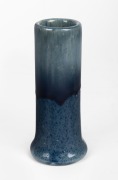 HAROLD SWANSTON blue glazed pottery vase, incised "Swanston", 14.5cm high.