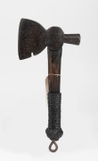 Whale boat hatchet, used onboard to sever harpoon line if tangled, 19th/20th century, ​​​​​​​33cm high.