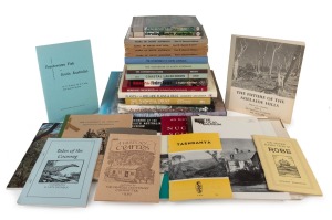 SOUTH AUSTRALIA: A shelf of books including "Flora of South Australia - Parts 1 - 4," "The Vegetation of South Australia" by Specht, "Report of the Committee on Environment in South Australia," "Heritage Preserved" by Colwell, "Walking the Flinders Ranger