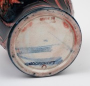 MOORCROFT flambe "Cornflower" pottery vase, impressed mark to base "Moorcroft, Made In England", 10cm high. - 3