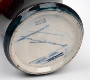 MOORCROFT flambe "Fish" pottery vase, circa 1930, impressed mark to base "Moorcroft, Made In England", 25.5cm high. - 3
