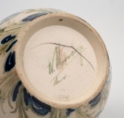 MOORCROFT "Florian Ware" pattern pottery on cream ground, stamped "Florian Ware, J.S. MacIntyre & Co. Ld., Burslem, England" plus green "Moorcroft" signature mark, 14cm high. - 2