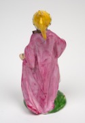 DERBY antique English porcelain miniature statuette, 18th/19th century, red crown mark to base, 9cm high. - 4
