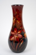 MOORCROFT "African Lily" flambe pottery vase, impressed signature mark "Moorcroft, Potter To H.M. The Queen, Made In England", with blue signature to base, 28cm high. - 2