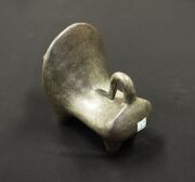 McLAREN rare pottery lion statue, incised "McLaren", ​​​​​​​16cm high, 22cm long. - 3