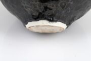 SHIGEO SHIGA brown glazed pottery vase, impressed seal mark to base, ​​​​​​​25cm high. - 3