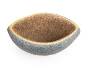 MITSUI SHOJI exhibition studio pottery vase of monumental proportions, signed on the base, ​​​​​​​33cm high, 60cm wide. - 4