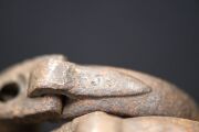 Antique handcuffs, (no key), 19th century, ​​​​​​​24cm wide. - 3