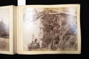 PHOTOGRAPHS OF TASMANIA by J.W. BEATTIE housed in an attractive album with gilt title to the cover, containing 23 albumen prints affixed to pages with hand-written notations and printed captions, images mainly 21 x 26.5 cm. - 7