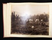 PHOTOGRAPHS OF TASMANIA by J.W. BEATTIE housed in an attractive album with gilt title to the cover, containing 23 albumen prints affixed to pages with hand-written notations and printed captions, images mainly 21 x 26.5 cm. - 10