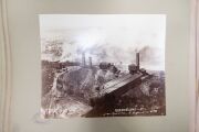 Large album with title to spine "Views in Queensland, Australia", circa 1897, hand illustrated title page with 53 images, majority 19.5 x 24cm. ​​​​​​​Includes North Isis Sugar Mill, Canning Downs, Botanic Gardens, Hay stacking, Emu Vale Waterfalls, Rockh - 5