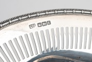 A sterling silver bread basket, made in Sheffield, 20th century, 24cm high, 33cm wide, 614 grams. - 2