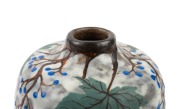 LOUIS DAGE French Art Deco pottery vase with vine decoration, signed "Dage, Made in France", ​​​​​​​13cm high. - 5