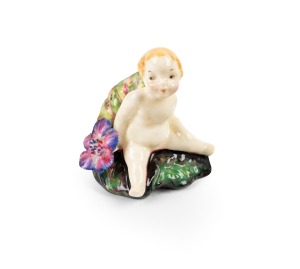 ROYAL DOULTON "FAIRY" H.N.1376 miniature English porcelain statuette, stamped "DOULTON, ENGLAND, R.d. No. 752761", 5.5cm high.