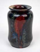 ROYAL DOULTON "Chang" English porcelain vase, by Charles Noke and Harry Nixon, factory mark and artist's monogram to base, 18cm high. - 2