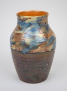 WILKINSON English Art Deco porcelain vase with faux Japanese decoration, blue factory mark to base, 25cm high. - 2