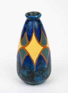 LOUIS DAGE French Art Deco pottery vase with geometric decoration, signed "L. Dage, Made in France", 15cm high.