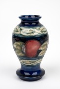 MOORCROFT "Banded Pomegranate" miniature pottery vase, impressed "MOORCROFT", 10cm high.
