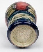 MOORCROFT "Banded Pomegranate" miniature pottery vase, impressed "MOORCROFT", 10cm high. - 3