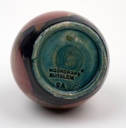 MOORCROFT "Pomegranate" miniature pottery vase, impressed "MOORCROFT, BURSLEM", 9.5cm high. - 3