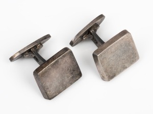 414 · GEORG JENSEN pair of vintage Danish silver cufflinks in original box.