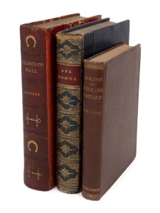 Group of hardcover books, comprising "Hillingdon Hall or the Cockney Squire" by Robert Smith Surtees (with illustrations by "Wildrake", an alias of George Tattersall) [George Routledge & Sons, London, 1844], "Ask Mamma; or, the Richest Commoner in England