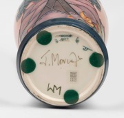 MOORCROFT "Mamora" English pottery vase, designed by Sally Tuffin, factory mark and details to base, with additional signature of John Moorcroft, 31cm high. - 2