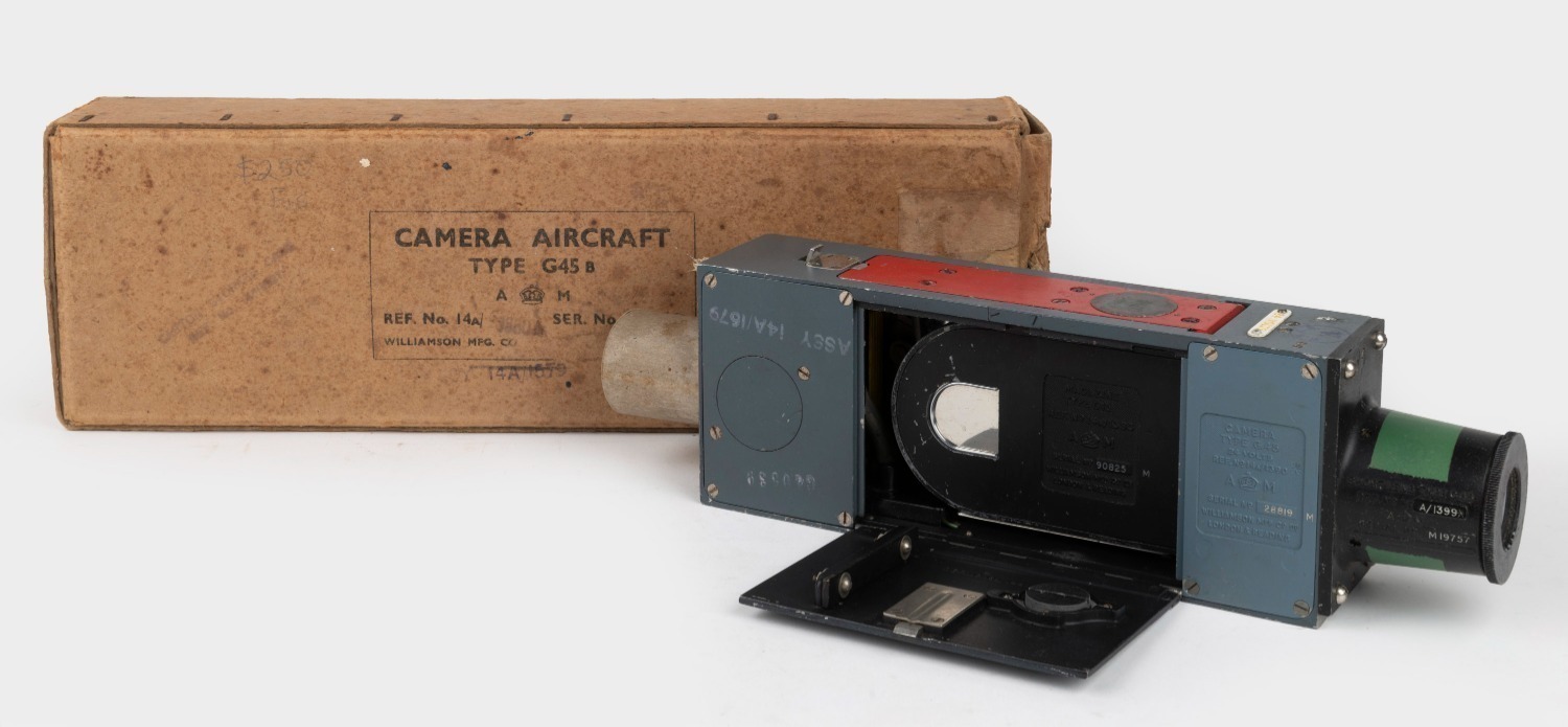 WILLIAMSON: Type G.45 aircraft gun camera [#28819], c. 1940s, in ...