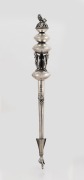 A Russian silver Yad (Torah pointer), 20th century, ​​​​​​​28cm long, 74 grams.