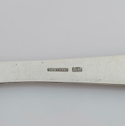 TUCK CHANG antique Chinese export silver with dragon decoration, together with a pair of Chinese silver scroll weights, 19th/20th century, (3 items), the server 25cm long, 183 grams total. - 2
