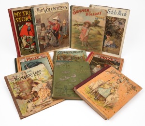 [ILLUSTRATED CHILDREN'S BOOKS] A range of late Victorian - Edwardian era books, (11); mixed condition.