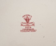 MASONS "Vista" English porcelain meat platter, jug and tureen, (3 items), factory mark to base, ​​​​​​​the platter 38cm wide. - 2