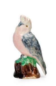 GRACE SECCOMBE: Pottery Galah statue. Height 19.5cm