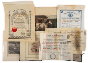 A folio of prints, photographs and ephemera, (qty).