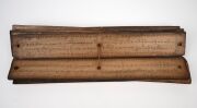 Two antique religious texts, hand-written on bamboo, Southeast Asian origin, 19th/20th century, ​​​​​​​the larger 40cm wide. - 4